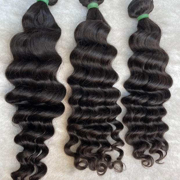 Best Grade For Wavy Raw Human Hair Bundles | Premium Wavy Raw Bundles