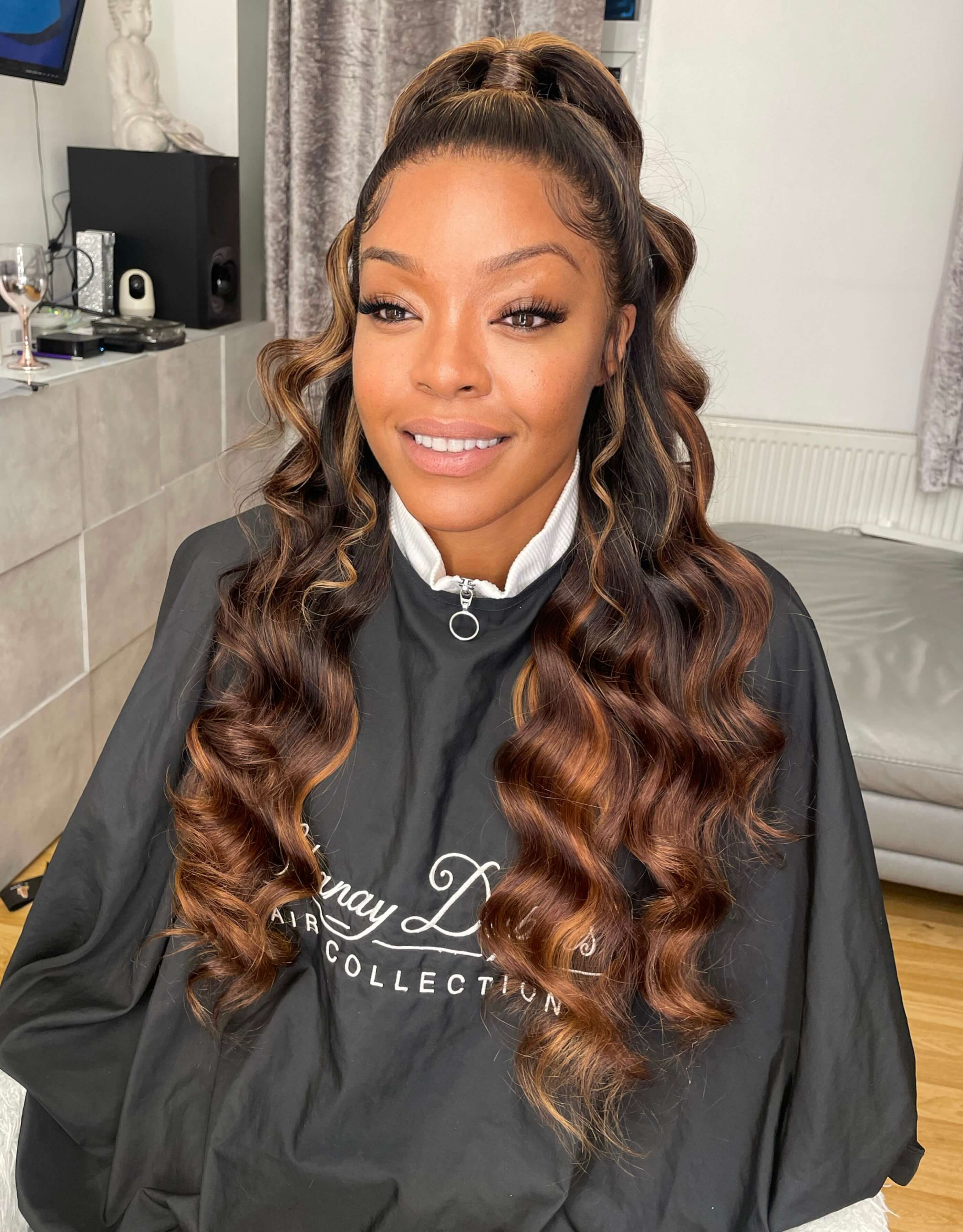 Kareen Warm Copper Lace Wig | Premium Lace Front Wig Copper Shade
