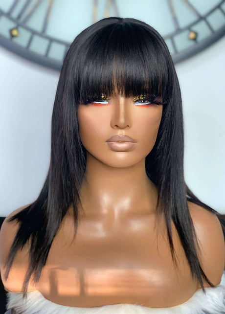 Gabby 4x4 Closure Fringe Wig - Low Maintenance | Hair Collections