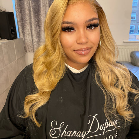 Cuba Golden Blonde Lace Wig - Loose Curls 18” | Hair Collections