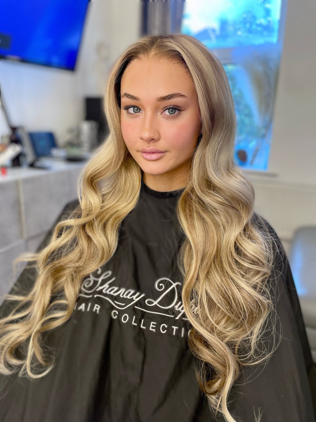 Indigo 26" Straight Lace Wig-Ash Blonde Highlights | Hair Collections